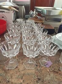 Crystal dessert stems