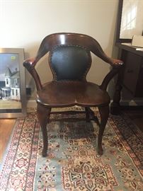 Alf Landon's chair from the Senate chambers