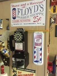 Retro-style  reproduction wall mount telephone by Crosley (it works)