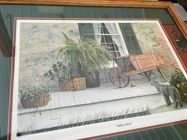 Cotton Ketchie framed print “Tabby’s Porch”