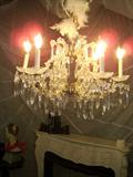 Gorgeous Vintage Crystal Chandelier from New Orleans. This beauty has been professionally re-wired!