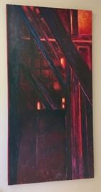 "Citadel II, 6 P.M.", Oil By Barbara Gunther