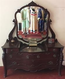 Grand Dresser From the Chicago Mansion reflecting Vintage Fashions