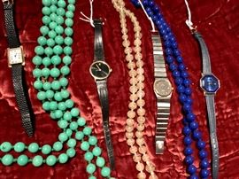 Fancy Beads and Fine Ladies Watches