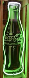 Coca Cola Neon Sign 4ft tall 1ft