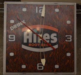 Hires root beer clock