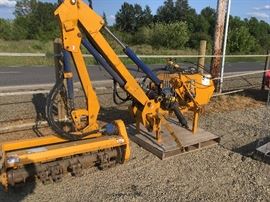 Tiger side arm flail mower