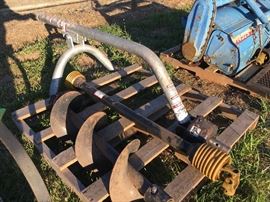 Post hole digger and auger bit