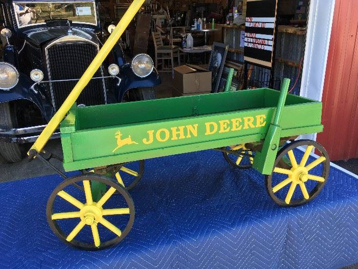 John Deere wood wagon