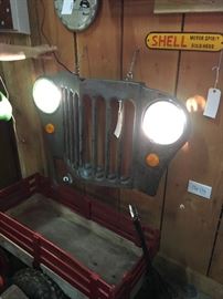 Jeep Grill with Lights