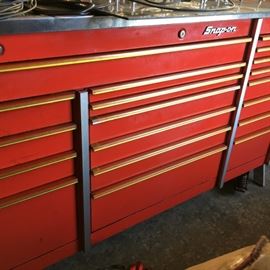 Snap On Roller Box Full of Snap on Tools