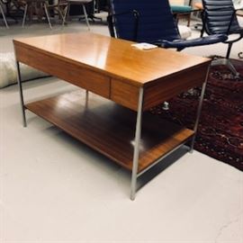 Scarce George Nelson Table with drawer and slider