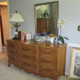 FRENCH PROVINCIAL HIGH QUALITY TRIPLE DRESSER