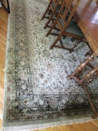 India hand made 10' x 10' wool. Great shape.