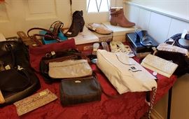 ladies handbags, shoes