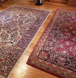 100% wool pile, originally purchased at Gary Thorson's in Hot Springs, AR