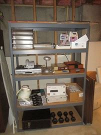 Office supplies and shelving