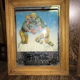 Green Bay Packers mirror sign
