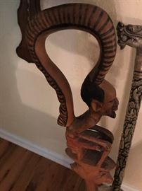 Carved Walking Cane