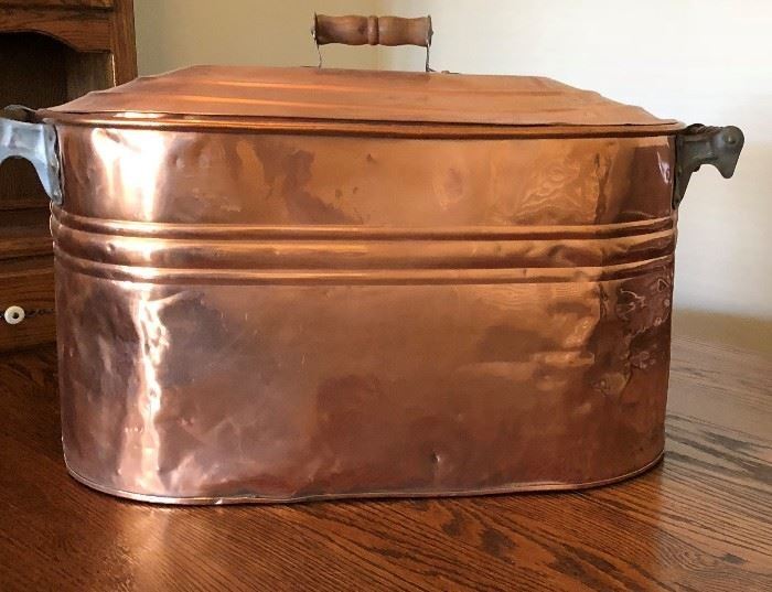 Copper Lidded Tub 