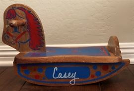 Vtg Rocking Horse