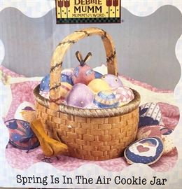 Debbie Mumm Spring is in the Air Cookie Jar