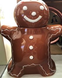 Gingerbread Man Cookie Jar