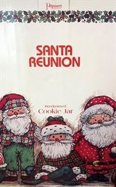 Santa Reunion Cookie Jar