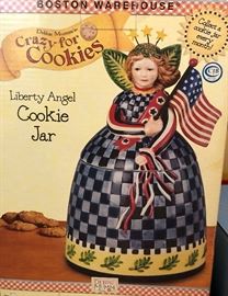 Liberty Angel Cookie Jar