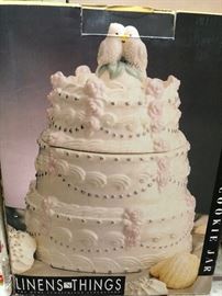 Wedding Cake Cookie Jar