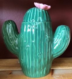 Cactus Cookie Jar