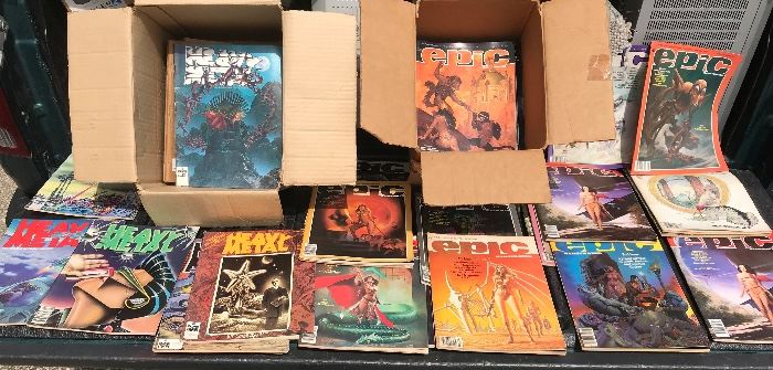 Large Collection Heavy Metal/Epic Adult magazines