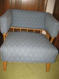 upholstered 60's chair
