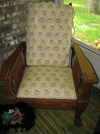 antique Morris reclining chair