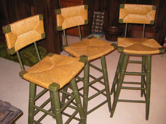 rush bar stools