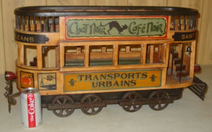 Wood & Metal Decorative Trolley