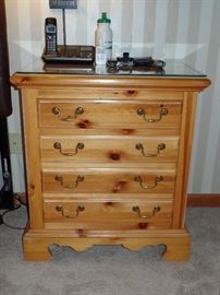 Broyhill bedroom set - Queen bed, Dresser w/mirror, 2 night stands (1 tall and 1 short) and Armoire
