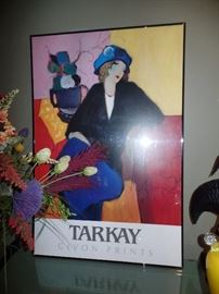 Tarkay print-well know artist