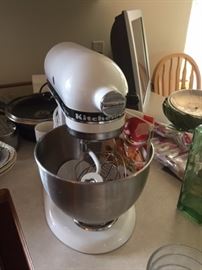 Ta Da the Kitchen Aid Mixer and more