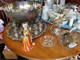 silverplate punch set