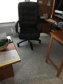 Leatherette Executive office chair.