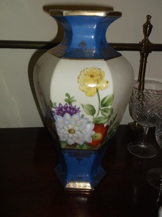 Pair of Nippon vases....12 inches tall