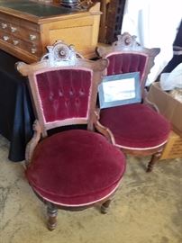 Pair of Victorian chair