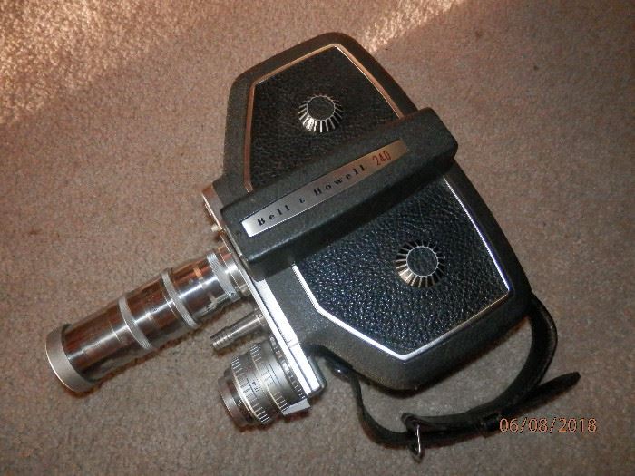 Bell and Howell 240 16mm movie camera