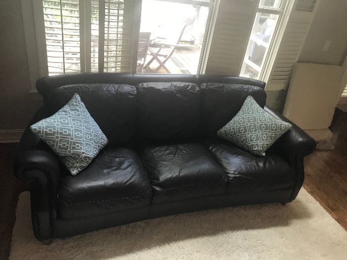 Leather sofas (2)