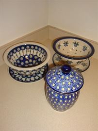 Polish Pottery (brought back from Poland)
