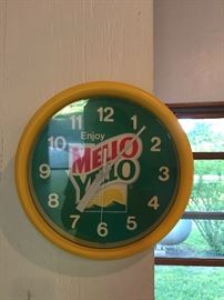 1980's Mello Yello Wall Clock