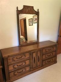 Dresser with Mirror ( 3 of 4 piece set)