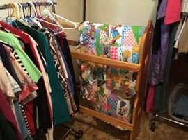 Vintage large quilt rack