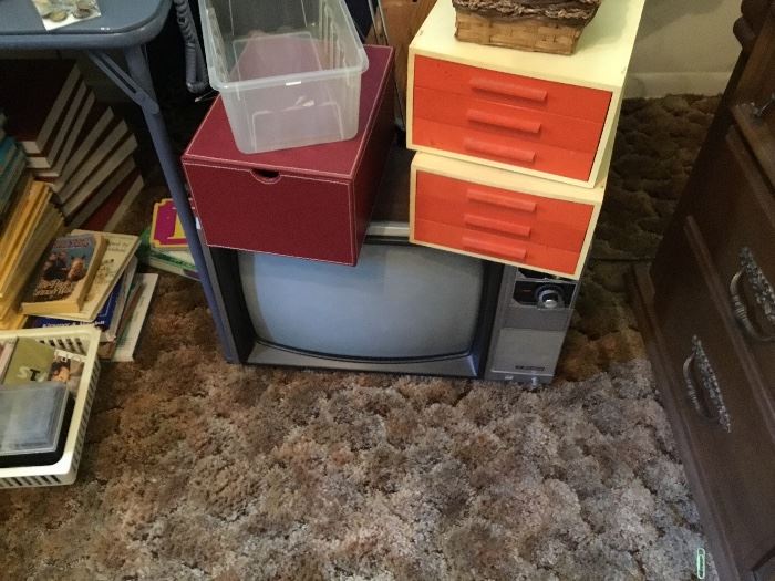 Older tv & storage items